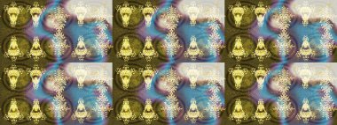 Raster skeci. Kartpostal için sevimli, basit raster kar taneleri ve tekstil için poster tasarımı, ambalaj kağıdı, el yapımı Noel tarzı kış arkaplanları. Kış karalamaları el çizimi kar tanesi.