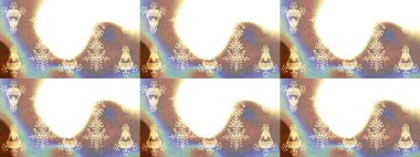 Yeni yıl tabelası. Noel tasarımı için. Raster illüstrasyonu. Kutlamanın sembolü. Kar tanesi kışı beyaz, bej ve nötr renklerde izole edilir. Beyaz, bej ve nötr simge silueti.