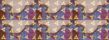 Kar tanesi süsleme deseni. Arkaplanda soyut kar taneleri olan düz tasarım. Kar taneleri arka planda. Raster illüstrasyonu. Kar taneleri deseni.