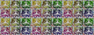 Çiçeksiz desenlerin resmi. Tarafsız renklerde vadinin çiçekleri.