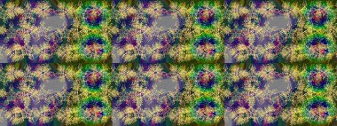 Farklı kar taneleri toplayıcısı, yeşil, mavi ve gri renklerde kış elementleri. Raster Noel soyut renkli arkaplan ve tatlı kar tanesi.