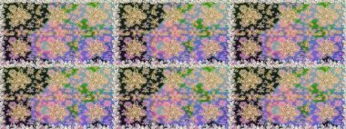 Duvar kâğıdı barok, İspanyol kumaşı. Tarafsız renklerde grafiksel modern kusursuz desen. Kusursuz raster arka plan. Kusursuz çiçek deseni.