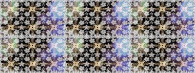 Çiçekli, suluboya desenli kusursuz çiçek deseni. Süslü kumaş deseni. Raster deseni.