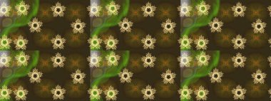 Çiçekli çizim şekli. Düz Çiçek Elementleri Tasarımı. Renkli Bahar Teması eskiz kalıbı. Kahverengi renkte çiçekler.