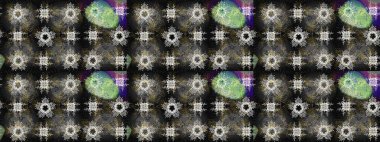 Gri, siyah ve nötr kar taneleri. Raster illüstrasyonu. Noel ve yeni yıl moda baskıları için tatil tasarımı. Kar tanelerinin soyut arkaplanlı Noel deseni.