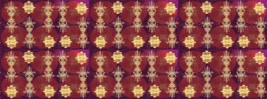 Raster Noel soyut renkli arka plan ve tatlı kar tanesi. Farklı kar taneleri toplayıcısı, kırmızı, mor ve kahverengi renklerde kış elementleri..