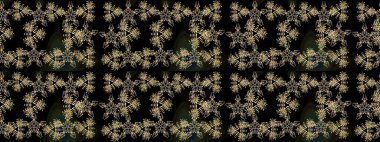 Kar taneleri izole edildi. Güzel süs eşyası. Siyah, gri ve kahverengi renkli kar tanesi süsü. Kar tanesi süsü Raster illüstrasyonu.