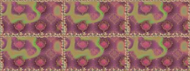 Bej renklerde bahar çiçekleri. Raster illüstrasyonu. Raster çiçekleri klasik tarzda çizilmiş. Çiçekli, pürüzsüz desen.