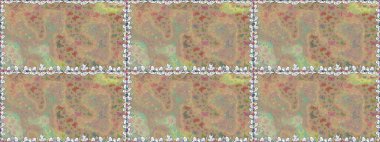 Raster. Bej bir arka planda renksiz kelebek deseni. Karala, karala, karala. Bej renkli resim.