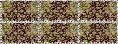 Küçük ölçekli çiçek basit şirin desende. Üretim, duvar kağıdı, baskı, hediye paketi ve scrapbooking Tekstil veya kitap için çiçek sorunsuz arka plan kapsar. Raster illüstrasyon.