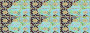 Soyut bir arkaplan çiz. Raster illüstrasyonu. Oriental raster klasik nötr ve altın desenli.