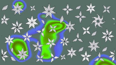 Robot resim. Moda baskıları için zarif bir şablon. Küçük çiçekte güzel bir desen. Motley illüstrasyonu. Çiçekli yaz çiçekleri. Küçük renkli çiçekler..