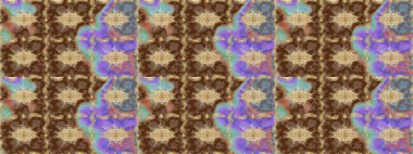 Geleneksel oryantasyon süsü. Klasik klasik klasik arka plan. Klasik Raster kahverengi ve altın desenli çizim.