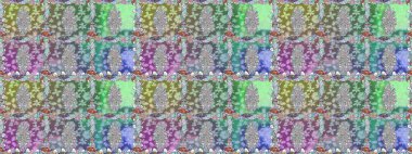 Kusursuz. Küçük çiçekteki sevimli çiçek deseni. Raster illüstrasyonu.