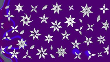 Motley illüstrasyonu. Küçük çiçekte güzel bir desen. Küçük renkli çiçekler. Moda baskıları için zarif bir şablon. Çiçekli yaz çiçekleri. Çizim.