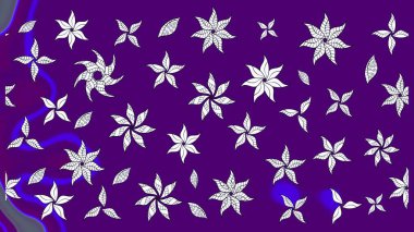 Motley illüstrasyonu. Küçük çiçekte güzel bir desen. Küçük renkli çiçekler. Moda baskıları için zarif bir şablon. Çiçekli yaz çiçekleri. Çizim.