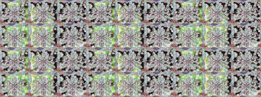 Raster dikişsiz çiçek deseni. Tarafsız renklerde vadinin çiçekleri.