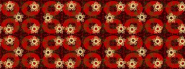 Lace Snowflakes 'in etnik kökü. Raster illüstrasyonu. Stilize Çiçekler. Mandalas 'ın dekoratif dokusu. Kumaş veya Duvar Kağıdı Tasarımı. Tekstil için Lacy Fashion Print. Halk Biçimi.