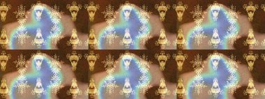 Sketch Floral Pattern in Raster illustration. Fancy fabric pattern. Colour Spring Theme sketch pattern Background. Flat Flower Elements Design.