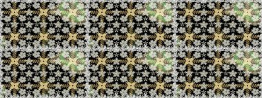 Çiçekli, suluboya desenli kusursuz çiçek deseni. Küçük çiçekte güzel bir çiçek deseni var. Raster deseni.