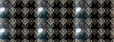 Kusursuz klasik raster altın desenli. Geleneksel oryantasyon süsü. Klasik klasik klasik arka plan. Siyah, gri ve nötr renklerde altın elementlerle kusursuz desen. Raster illüstrasyonu.