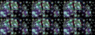 Klasik çiçek desenli. Yumuşak fayans. Paketleme, tekstil, duvar kâğıdı için çiçek eskizi. Raster 'ın taze dokusu. Yumuşak pamuk tasarımı.