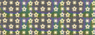 Raster. Kumaş, tekstil, duvar kağıdı baskısı için. Eski usul. Eskiz geçmişi. Raster illüstrasyonu. Tomurcukları çiçekli sevimli çiçek deseni..