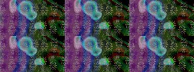 Şirin karalamalı çiçek desenli çizim. El yapımı çiçek ve bitki koleksiyonu. Raster illüstrasyonu. Eskiz stili yeşil renkler. Raster illüstrasyonu.