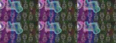 Raster illüstrasyonu. Gri renklerde. Çizim kalıbı. Hint süsü. Çiçek duvar kağıdı. Renkli süs kenarı.