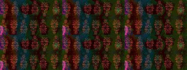 Çiçek desenli eskiz, yaz çiçekleri. Kahverengi renkli çiçekler. Renkli Bahar Teması eskiz kalıbı. Düz Çiçek Elementleri Tasarımı.