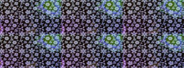 Yumuşak, yaz çiçekli arka plan. Siyah renkli çiçekler. Raster çiçek desenli ve çiçekli..