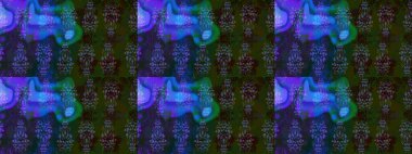 Raster illüstrasyonu. Küçük çiçekteki sevimli çiçek deseni. Güzel karalamalı çiçek desenli çizim. Güzel kumaş deseni.