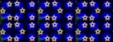 Suluboya tarzında mavi renkli çiçekler. Mavi renkte çiçeklerle birlikte çiçek deseni çiz.