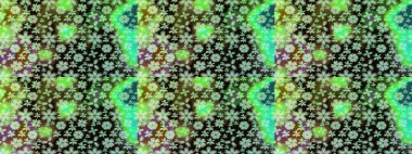 Düz Çiçek Elementleri Tasarımı. Güzel çiçek deseni. Yeşil renkli çiçekler. Renkli Bahar Teması çizim şablonu.