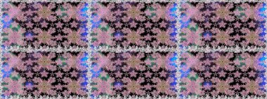 Raster stili kumaş deseni. Çiçekler suluboya desensiz.