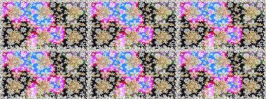 Klasik raster sarısı, kusursuz desen. Çiçek süsü kumaş deseni, cam, çiçek desenli altın elementli gri renkli metal..