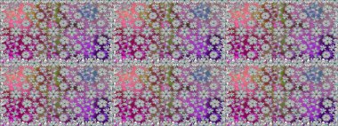 Raster düz çiçekleri pürüzsüz desen. Gri renkli çiçekler. Tasarım hediye paketi, tebrik kartları, posterler ve afiş tasarımı.