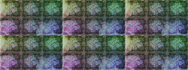 Raster. Kumaş, tekstil, duvar kağıdı baskısı için. Tomurcukları çiçek olan sevimli bir çiçek deseni. Eski usul. Kusursuz bir geçmişi var. Raster illüstrasyonu.