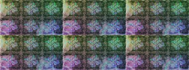 Raster. Kumaş, tekstil, duvar kağıdı baskısı için. Tomurcukları çiçek olan sevimli bir çiçek deseni. Eski usul. Kusursuz bir geçmişi var. Raster illüstrasyonu.