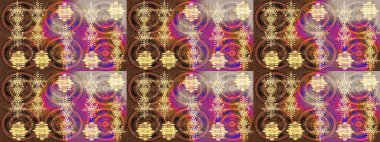 Kar tanesi rengarenk desen. Kar taneleri deseni. Raster illüstrasyonu. Soyut kar taneleri arkaplanda izole edilmiş düz dizayn. Raster kar taneleri arkaplanı.