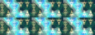 Meteoroloji buz koleksiyonu. Kış Noel 'inde kar bembeyaz kristal element. Raster. Xmas Frost kar taneleri izole edilmiş siluet sembolü. Kar Tanesi raster simgesi arkaplan mavi, yeşil, nötr renk.