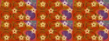 Güzel kumaş deseni. Raster illüstrasyonu. Bahar çiçekli güzel bir çiçek deseni..