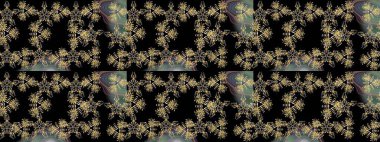 Kar taneli siyah ve kahverengi renkler. Raster Noel soyut renkli arka plan ve tatlı kar tanesi. Raster illüstrasyonu.