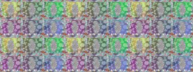 Küçük renkli çiçekler. Tarafsız çiçekli bahar çiçekleri. Moda baskıları için zarif bir şablon. Küçük çiçekte güzel bir desen. Motley illüstrasyonu.