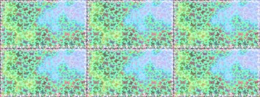 Kağıt, kumaş ve ambalaj için uygun. Mavi renkli illüstrasyon. Raster çiçekli, kelebekli kusursuz desen..