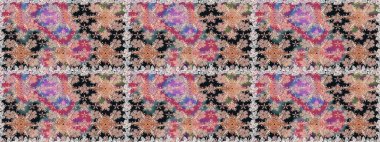 Çiçekler, yapraklar, dekoratif elementler, sıçramalar, lekeler, el çizimleri çizimleri ve Doodle çizimleri, grafik raster çizimleri.