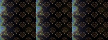 Kızılderili desenli desenli desenli şal deseni. Etnik Mandala süsü. Raster Henna dövme stili. Tekstil, tebrik kartı, boyama kitabı, telefon kılıfı baskısı için kullanılabilir.