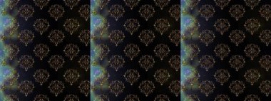 Kızılderili desenli desenli desenli şal deseni. Etnik Mandala süsü. Raster Henna dövme stili. Tekstil, tebrik kartı, boyama kitabı, telefon kılıfı baskısı için kullanılabilir.