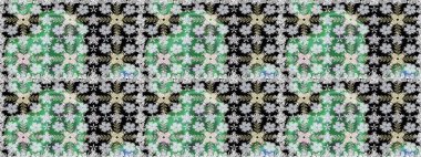 Çiçek. Raster illüstrasyonu. Kusursuz dekoratif arka plan, çiçek mandala. Tarafsız renklerde.