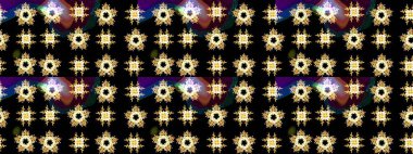 Renkli elementlerle Raster ilginç desen